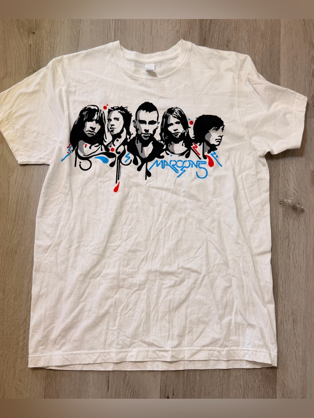 ⚡️ VINTAGE 2008 MAROON 5 TOUR GRAPHIC TEE – BRAND NEW / DEADSTOCK